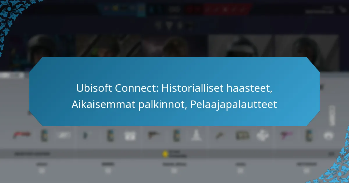 Ubisoft Connect: Historialliset haasteet, Aikaisemmat palkinnot, Pelaajapalautteet