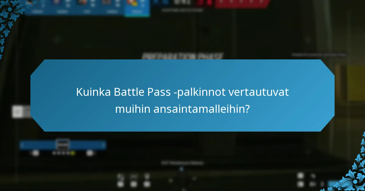 Mitkä ovat pelaajatilastot Battle Passin käytöstä?