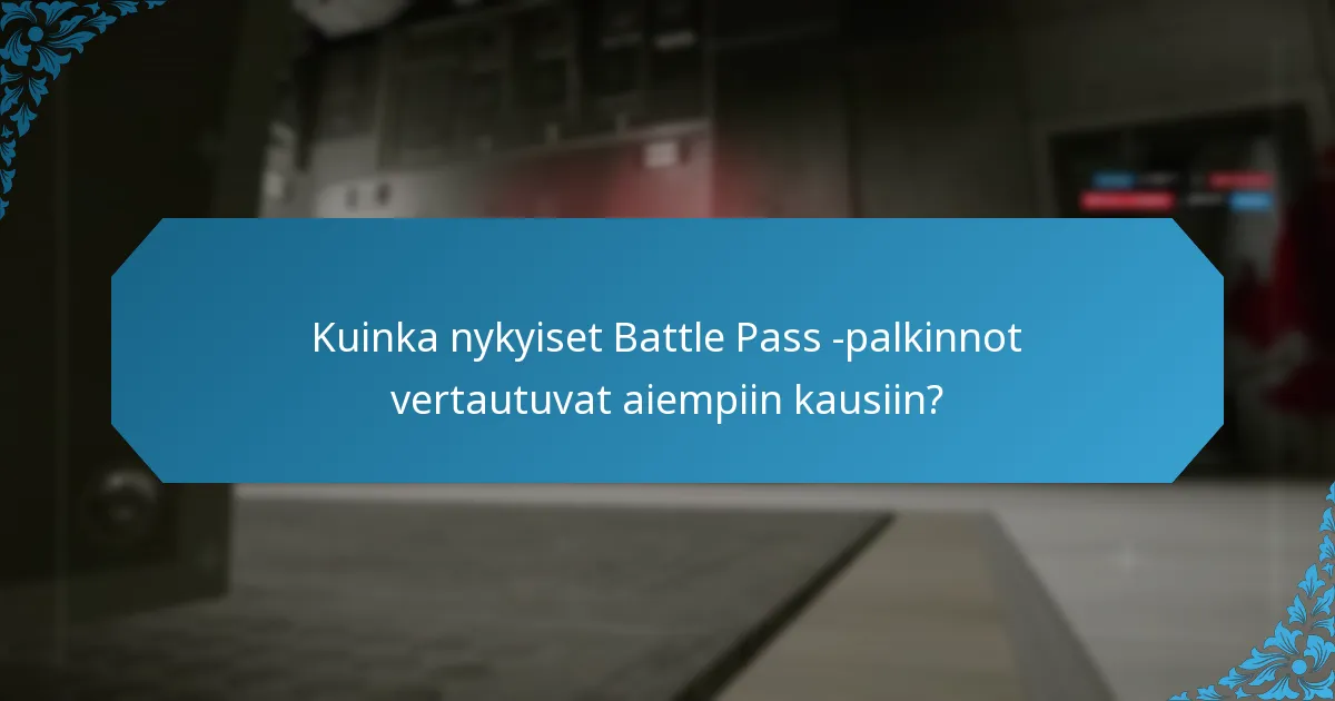 Kuinka kausiteemat vaikuttavat Battle Pass -palkintoihin?