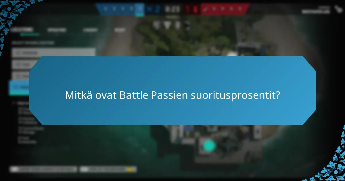 Mitkä trendit ovat havaittavissa Battle Pass -järjestelmissä?